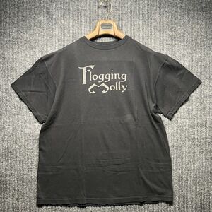 Flogging Molly 2006 Celtic Rock Band T Shirt Size XL Black Concert Memorabilia